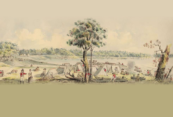 Encampment of the Loyalists in Johnstown