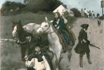 Howard Pyle, 'Tory refugees on their way to Canada'